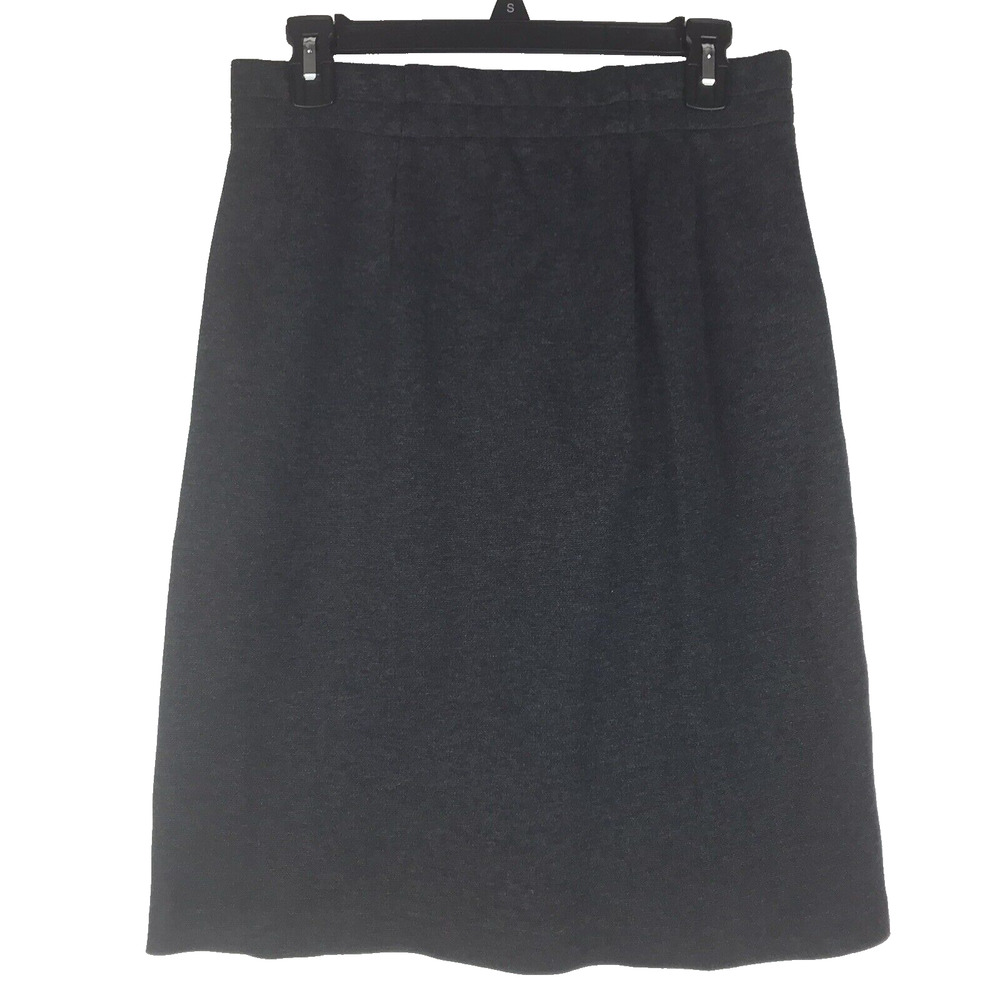 Vintage Joseph Ribkoff Creations Straight Pencil Skirt Gray Made In Canada Sz 12
